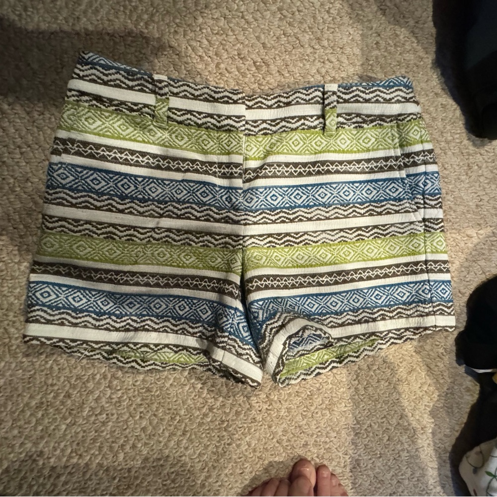 Geometric print shorts